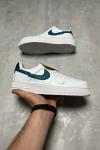 Air force  1 Low Split Swoosh White Aquamarine Haki Beyaz