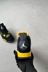 Air Jordan  Thunder 4. Black - yellow Siyah Hardal