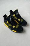 Air Jordan  Thunder 4. Black - yellow Siyah Hardal